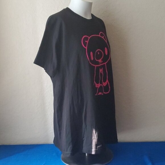 Hot Topic Gloomy Bear Mens T-Shirt - Hot Pink Bloody Bear Outline XL - Picture 2 of 6